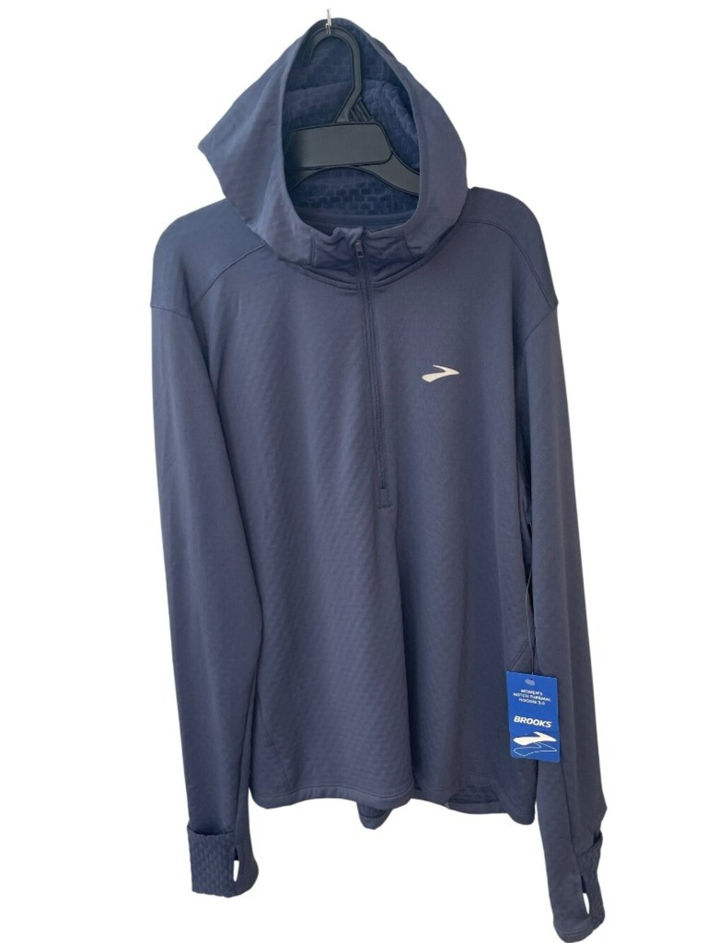 Brooks Notch Thermal Hoodie 3.0 Night Shadow Men's Size XL $150 NWT